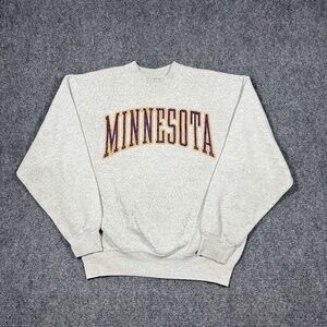 VTG 90s University of Minnesota Fruit of the Loom Sweatshirt Made in USA 0239